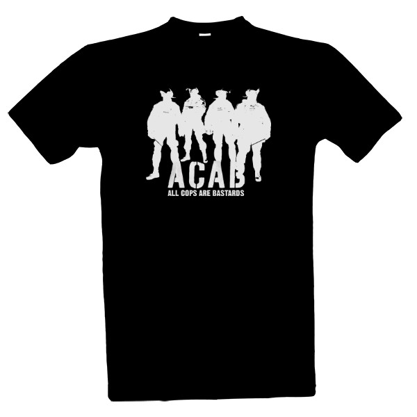 Tričko s potiskem ACAB White logo