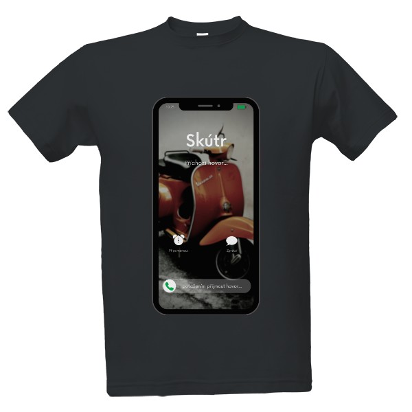 Tričko s potiskem Volá ti skútr 